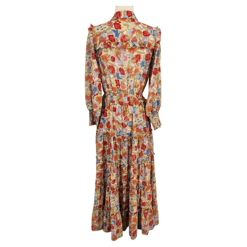 Chicwish Floral Button Front Maxi Dress – Size Small Wild Bloom - Picture 2 of 7